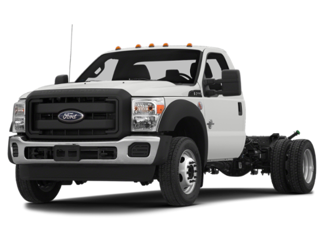 2014 Ford F-450 XL in Oxford White — front three-quarter view