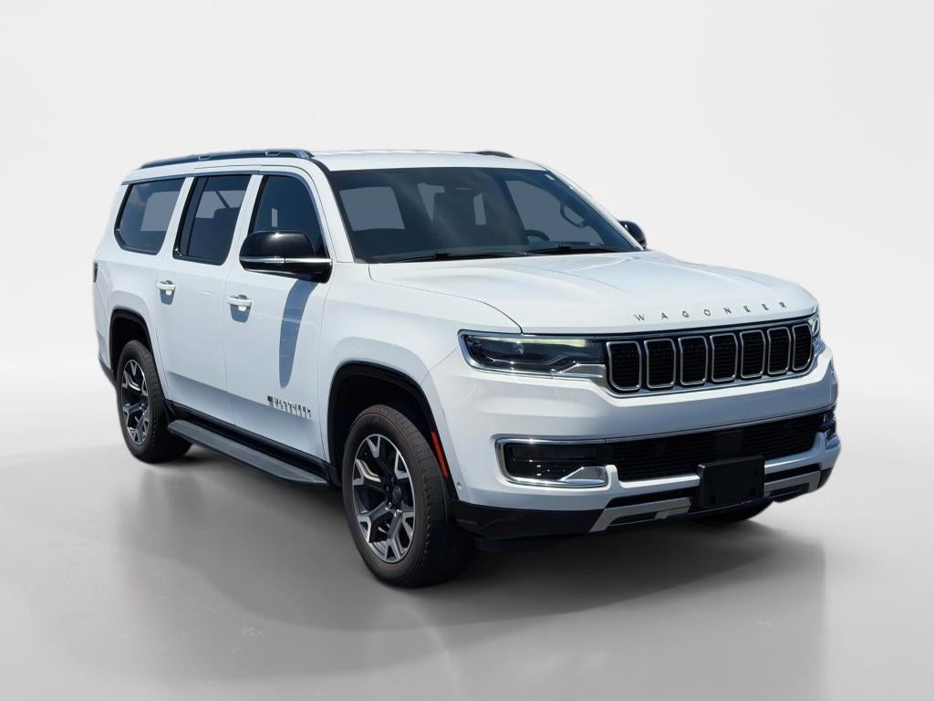 2024 Jeep Wagoneer L Series III in Bright White Clearcoat — front three-quarter view