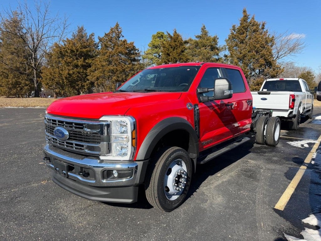 2026 Ford F-550 XL in Race Red — front three-quarter view