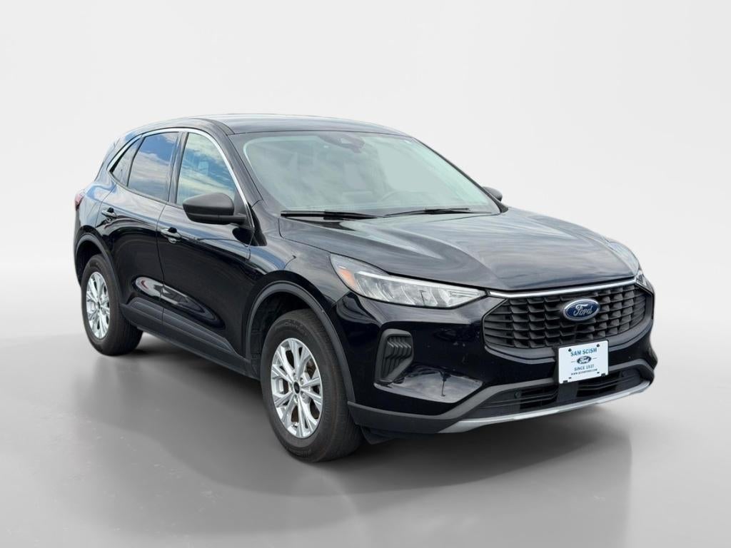 2024 Ford Escape Active in Agate Black Metallic — front three-quarter view