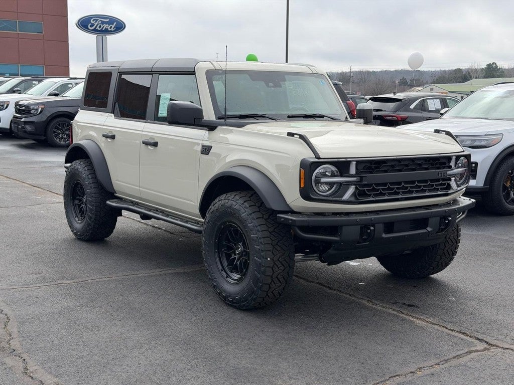2025 Ford Bronco RTR Badlands RTR in Desert Sand — front three-quarter view