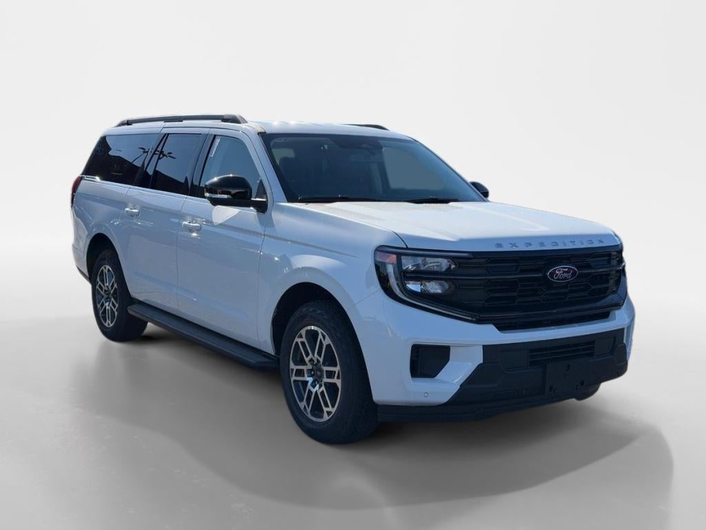 2026 Ford Expedition MAX Active in Star White Metallic Tri-Coat — front three-quarter view