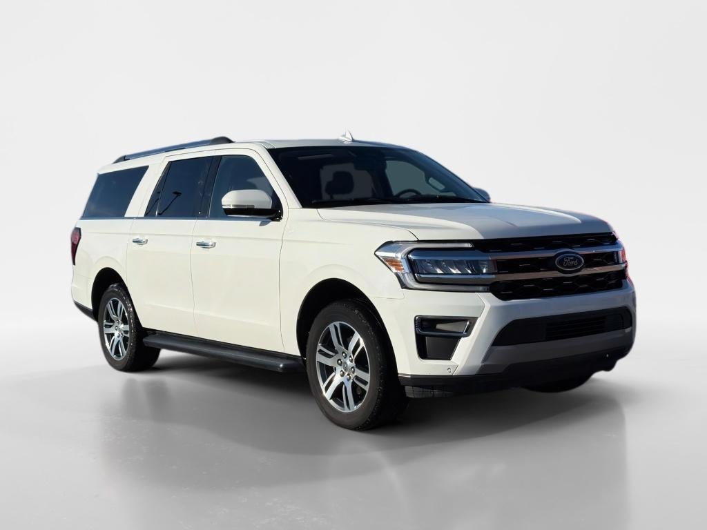 2024 Ford Expedition MAX Limited in Oxford White — front three-quarter view