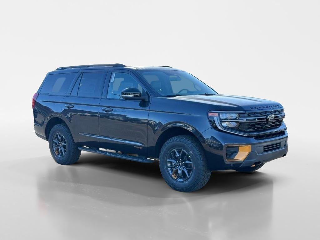 2025 Ford Expedition Tremor in Dark Matter Gray Metallic — front three-quarter view