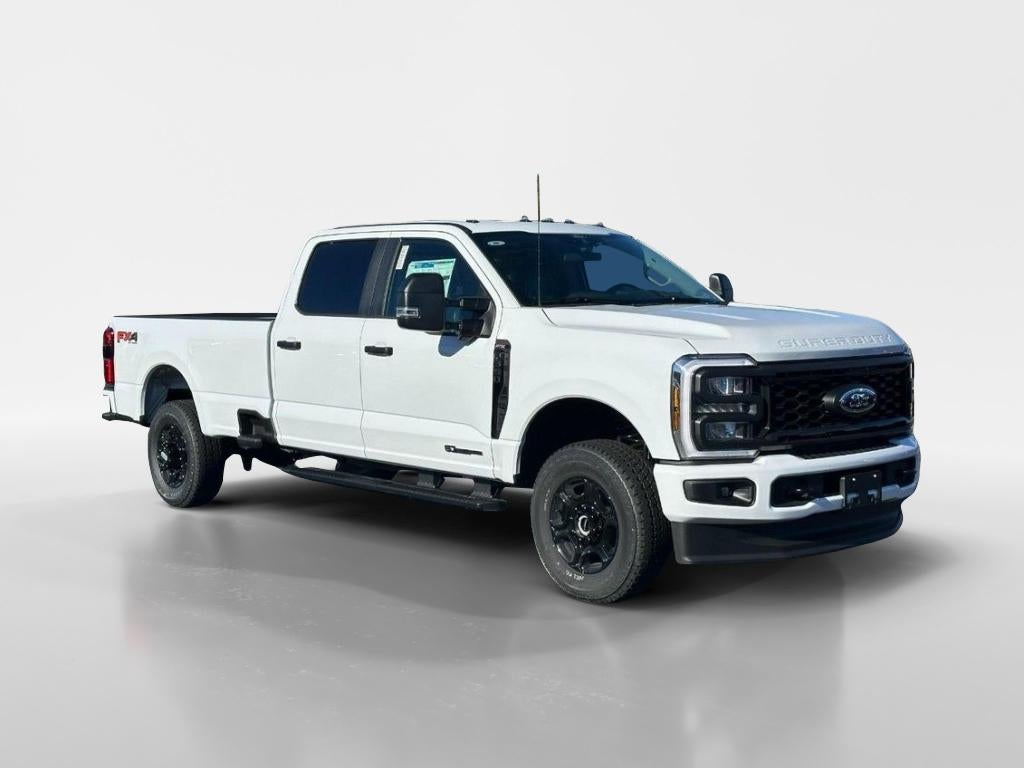 2026 Ford F-350 XL in Oxford White — front three-quarter view
