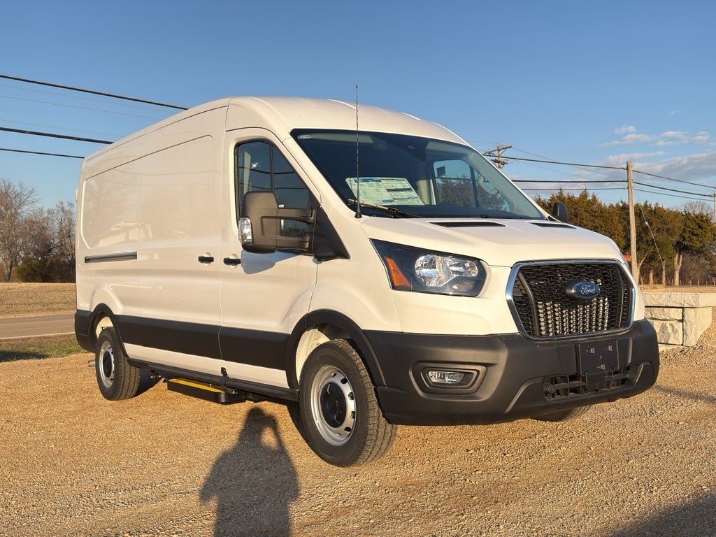 2025 Ford Transit Van Base in Oxford White — front three-quarter view