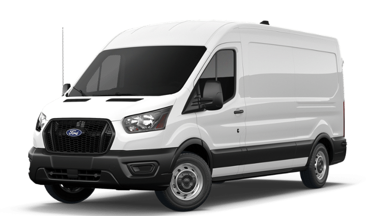 2026 Ford Transit Van Base in Oxford White — front three-quarter view
