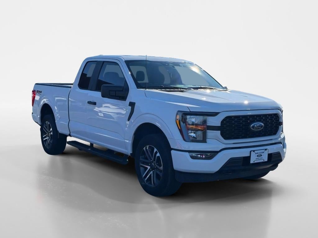 2023 Ford F-150 XL in Oxford White — front three-quarter view