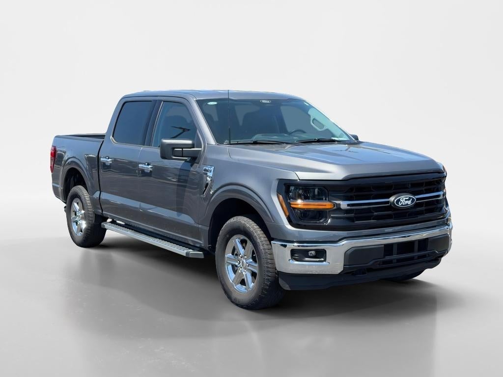 2025 Ford F-150 XLT in Carbonized Gray Metallic — front three-quarter view