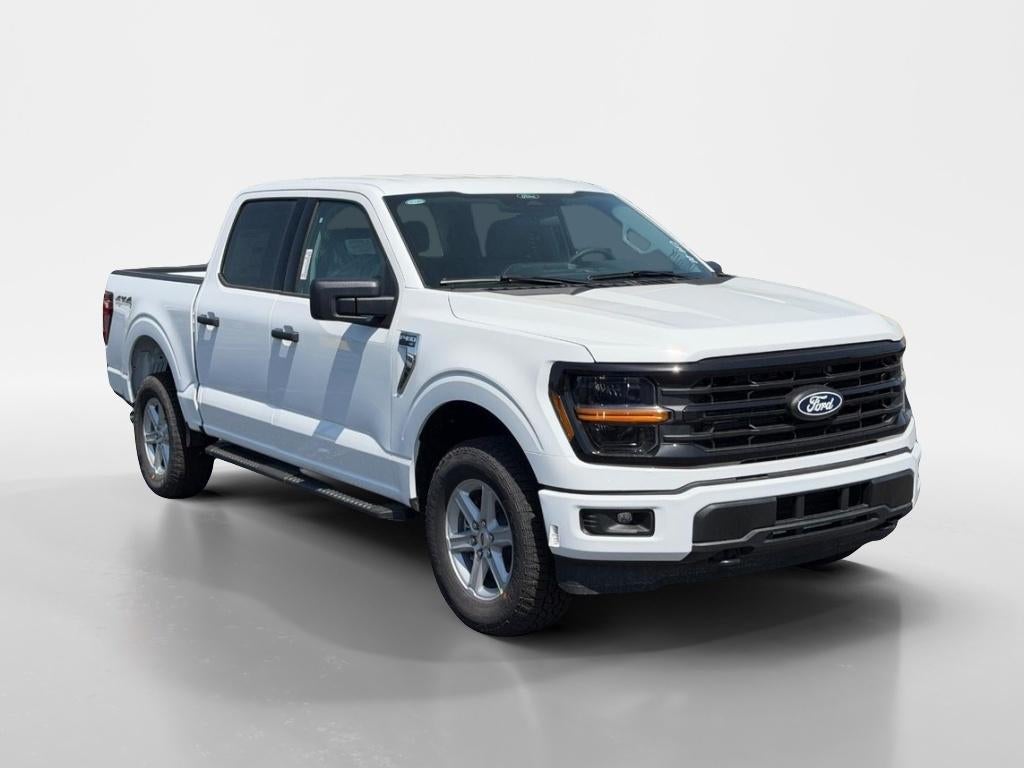 2026 Ford F-150 XLT in Oxford White — front three-quarter view