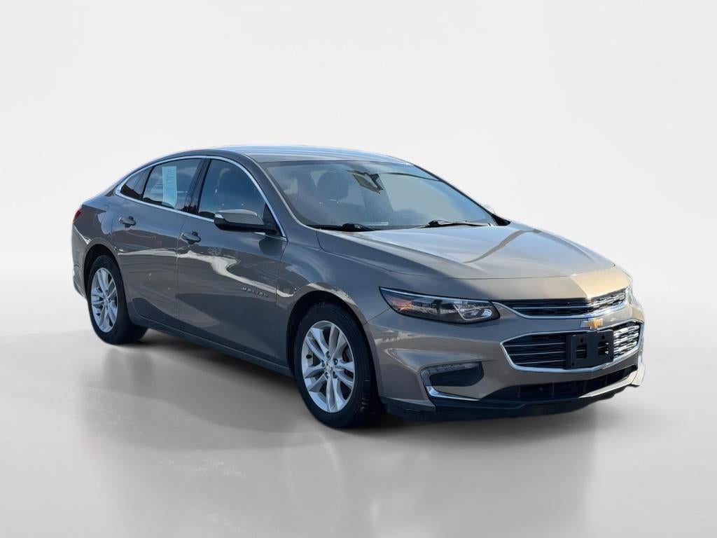 2018 Chevrolet Malibu LT in Pepperdust Metallic — front three-quarter view