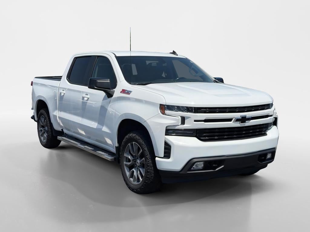 2021 Chevrolet Silverado RST in Summit White — front three-quarter view