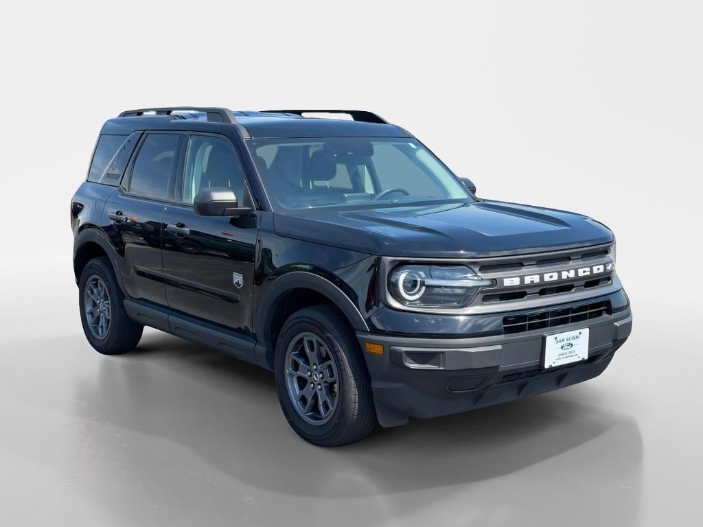 2024 Ford Bronco Sport Big Bend in Shadow Black — front three-quarter view