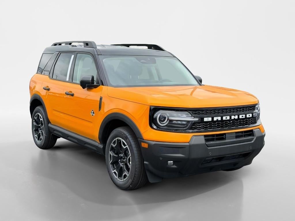 2026 Ford Bronco Sport Outer Banks in Orange Fury Metallic Tri-Coat — front three-quarter view
