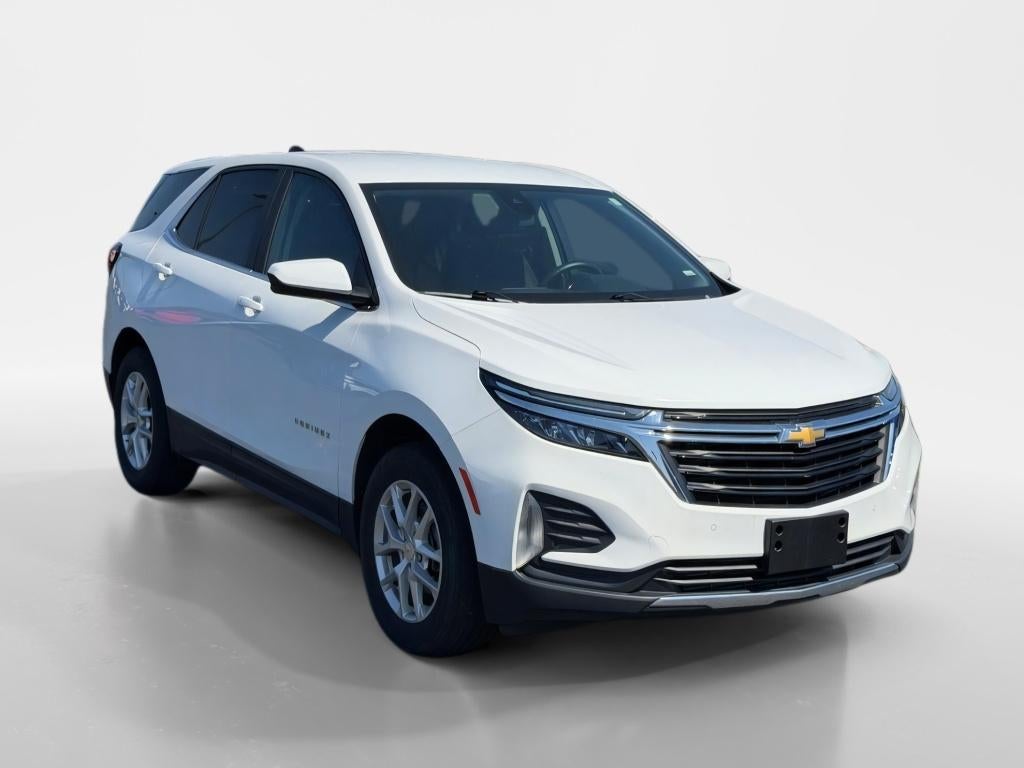 2024 Chevrolet Equinox LT in Summit White — front three-quarter view