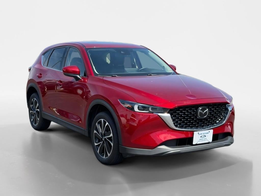 2023 Mazda Mazda CX-5 2.5 S Premium Package in Soul Red Crystal Metallic — front three-quarter view