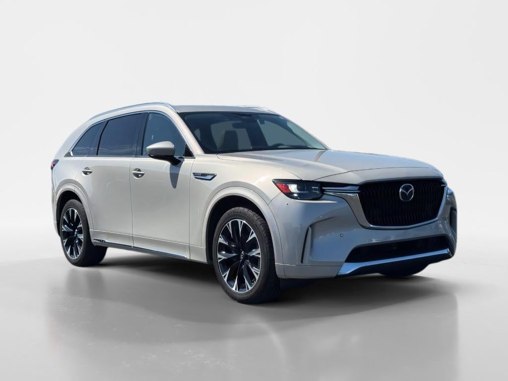 2024 Mazda Mazda CX-90 3.3 Turbo S in Platinum Quartz — front three-quarter view